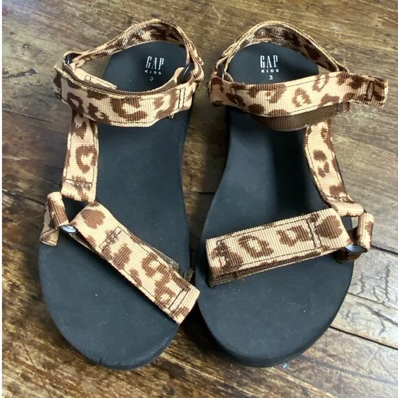 Gap Leopard sandals size 3 - Picture 2 of 6